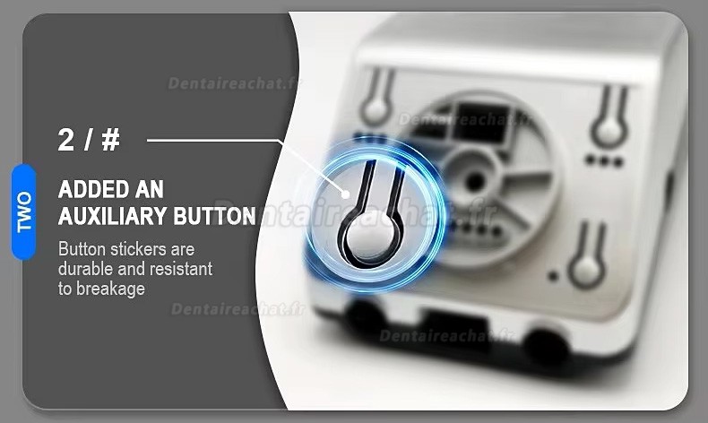 Micromoteur de laboratoire dentaire GONGYU G500 avec pièce à main 50000 tr/min et pédale de commande